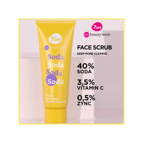 7DAYS - *My Beauty Week* - Pore Cleansing Facial Scrub Soda