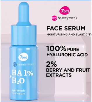 7DAYS - *My Beauty Week* - Moisturizing facial serum Hyaluronic Bomb HA + H2O