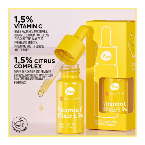 7DAYS - *My Beauty Week* - Brightening and Toning Facial Serum Re-Vita C