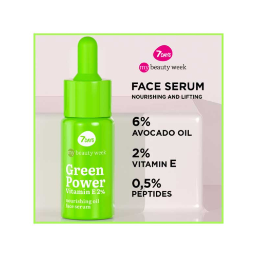 7DAYS - *My Beauty Week* - Nourishing facial serum Green Power Vitamin E