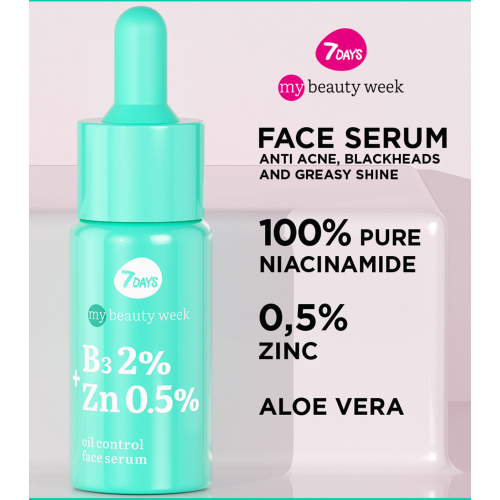 7DAYS - *My Beauty Week* - B3 + Zn sebum-regulating facial serum