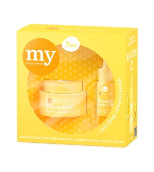 7DAYS - *My Beauty Week* - Cream + Serum Gift Set Just Drop Vitamin Bomb