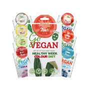 7DAYS - Facial Mask Set Go Vegan Healthy Week Colour Diet