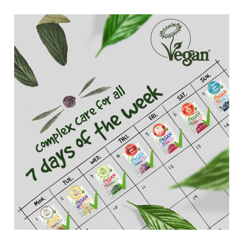7DAYS - Facial Mask Set Go Vegan Healthy Week Colour Diet