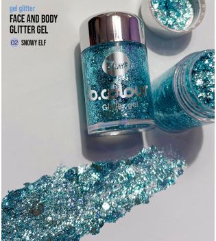 7DAYS - *Winter Edition* - Glitter gel for face and body - 02: Snowy Elf