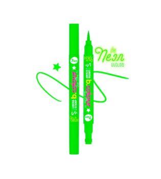 7DAYS - eyeliner + neon stamp - 02: Lime Star