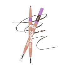 7DAYS - Eyebrow pencil + eyebrow brush - 03: Dark Chocolate