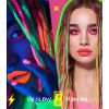 7DAYS - Temporary Neon Hair Dye Extremely Chick - 602: Inspire Vogue
