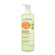 A-Derma - 2 in 1 anti-irritation emollient cleansing gel