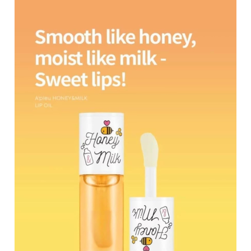 A'pieu - Lip Oil Honey & Milk