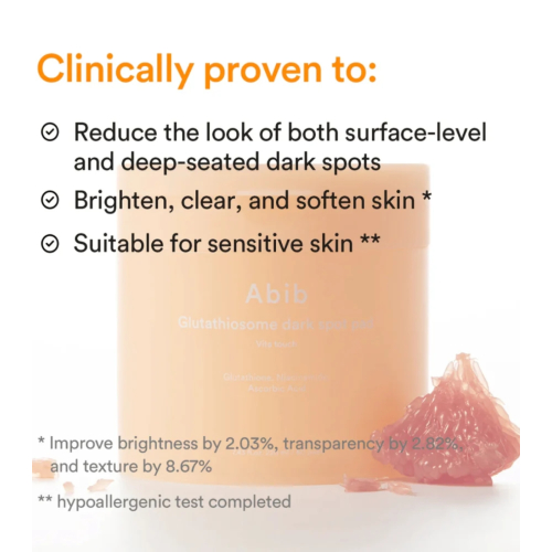Abib - Glutathiosome Dark Spot pads - 60 pads