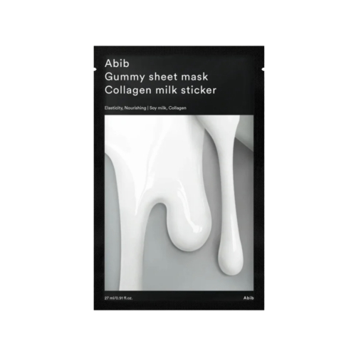 Abib - Face mask Gummy Sheet Mask - Collagen Milk Sticker