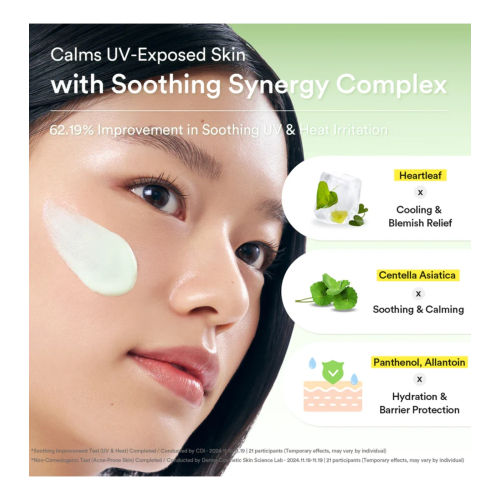 Abib - Facial sunscreen Heartleaf Mild SPF50+ PA++++