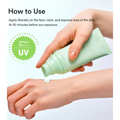 Abib - Facial sunscreen Heartleaf Mild SPF50+ PA++++