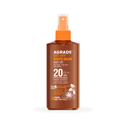 Agrado - Tanning accelerator solar oil SPF20
