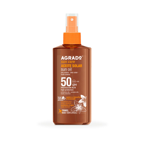 Agrado - Tanning accelerator solar oil SPF50