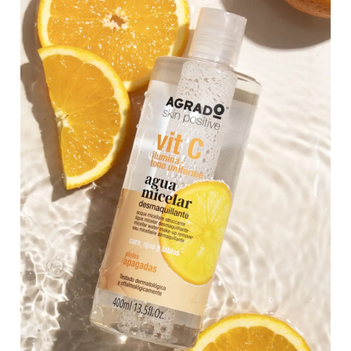 Agrado - Micellar cleansing water vit C - Dull skin