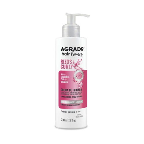 Agrado - Styling cream for curls & curly - Curly and wavy hair