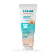 Agrado - Protective facial cream CC cream SPF50+ - Medium tone