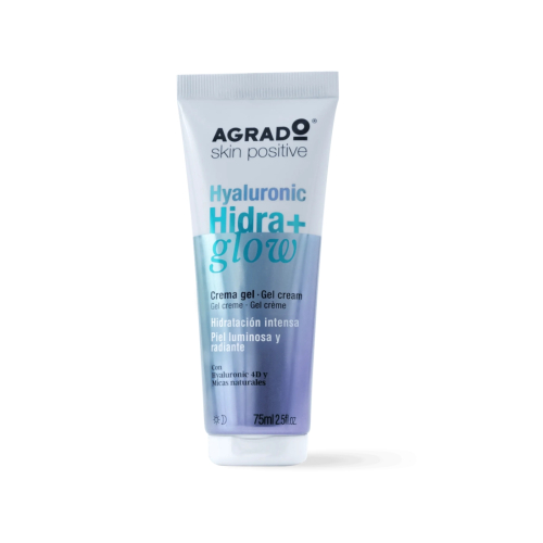 Agrado - Gel texture facial cream Hyaluronic Hidra+ glow