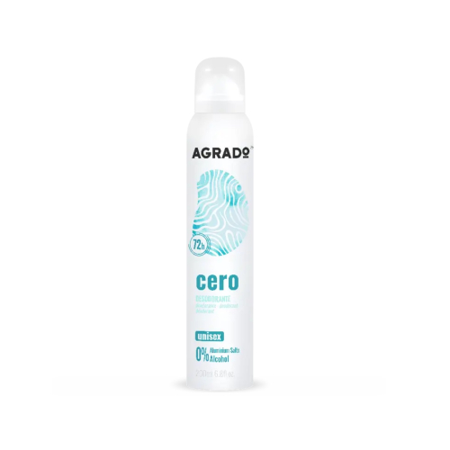 Agrado - Unisex 72h Zero Spray Deodorant