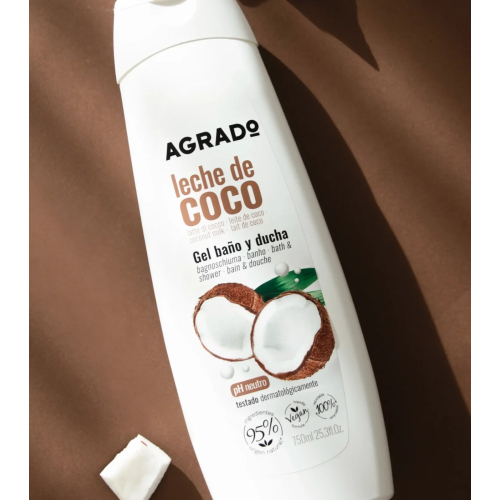 Agrado - Coconut milk bath and shower gel - 750ml