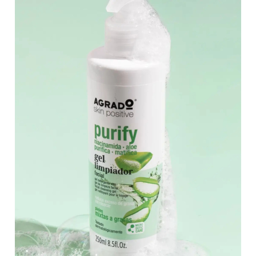 Agrado - Facial Cleansing Gel Purify - Combination to Oily Skin