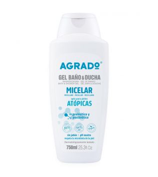 Agrado - Micellar bath and shower gel Atopic Skin - 750ml