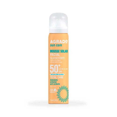 Agrado - Solar facial mousse SPF50+