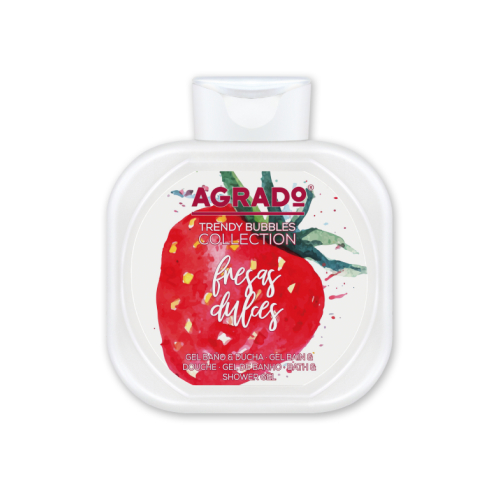 Agrado - *Trendy Bubbles* - Sweet Strawberries Bath and shower gel