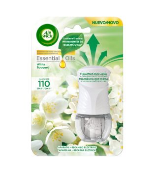 Air Wick - Plug-in electric air freshener + Refill - White Bouquet