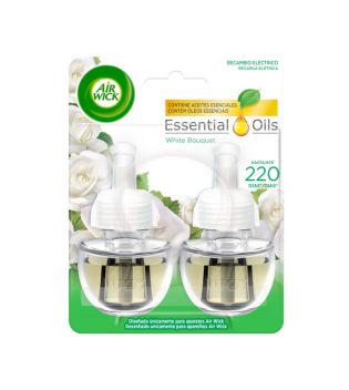 Air Wick - Plug-in Electric Air Freshener Refills - White Bouquet