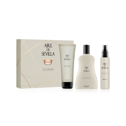 Aire de Sevilla - Eau de toilette for women + shower gel + body mist - Divana