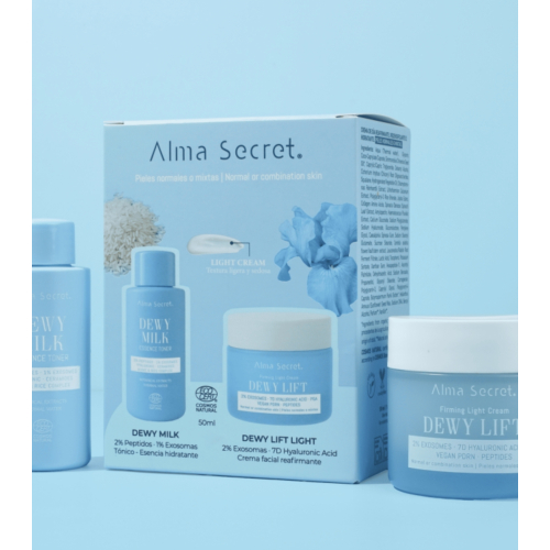 Alma Secret - Chest Mini Dewy Milk & Dewy Lift Light Cream - Normal to combination skin