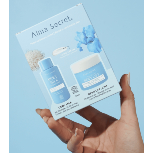 Alma Secret - Chest Mini Dewy Milk & Dewy Lift Light Cream - Normal to combination skin
