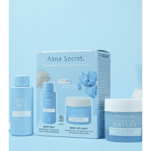 Alma Secret - Chest Mini Dewy Milk & Dewy Lift Light Cream - Normal to combination skin
