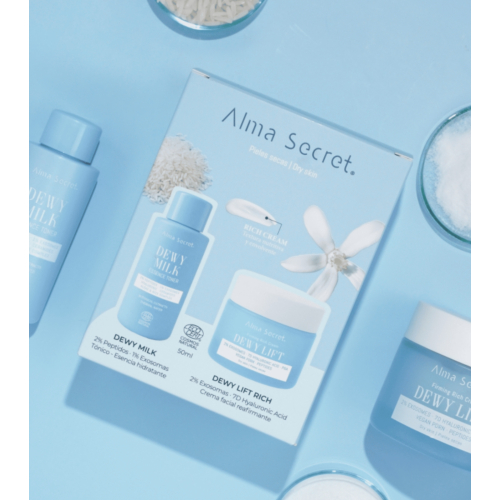 Alma Secret - Mini Set Dewy Milk & Dewy Lift Rich Cream - Normal to dry skin