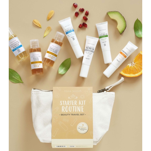 Alma Secret - Set Beauty Travel Starter Kit Routine - Sensitive and combination skin