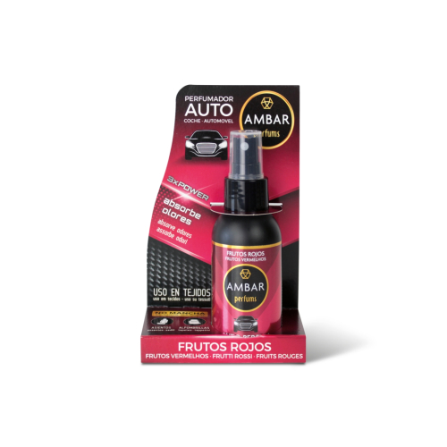 AMBAR Perfums - Car Air Freshener Spray - Red Fruits