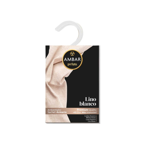 AMBAR Perfums - Wardrobe Sachet Air Freshener - White Linen