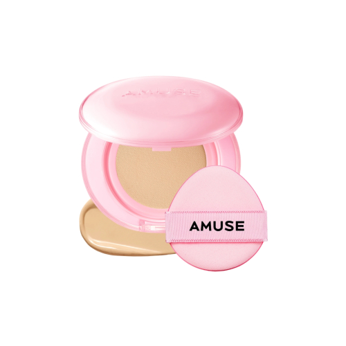 Amuse - SPF50 PA++++ Cushion Foundation Dew Power Vegan - 02: Healthy