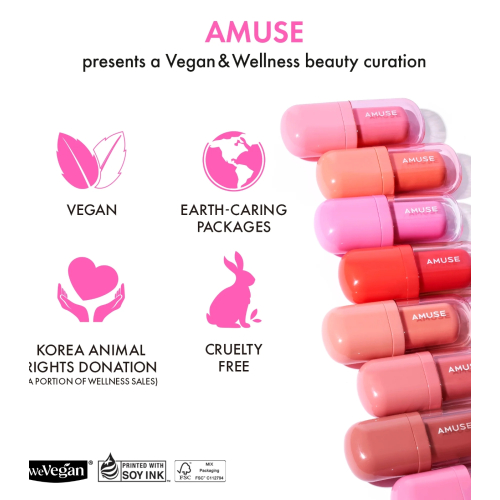 Amuse - Lip Tint Bebe Tint - 08: Grape Bebe