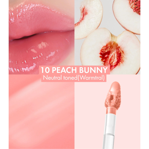 Amuse - Lip Tint Dew Tint - 10: Peach Bunny