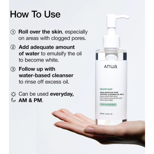 Anua - Heartleaf Pore Control gentle cleansing oil