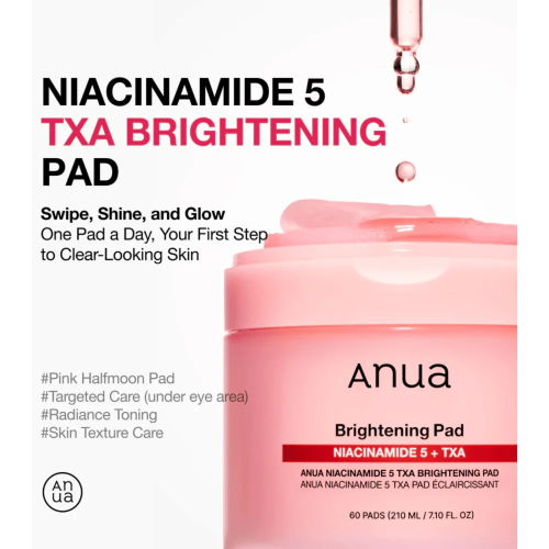 Anua - Pads Niacinamide 5 TXA Brightening pads format