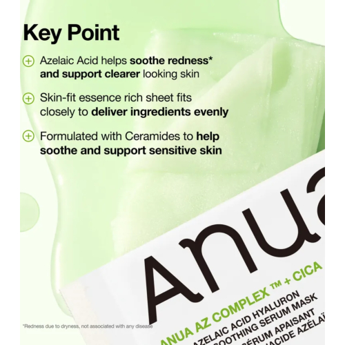 Anua - Anti-imperfection facial mask AZ Complex + CICA