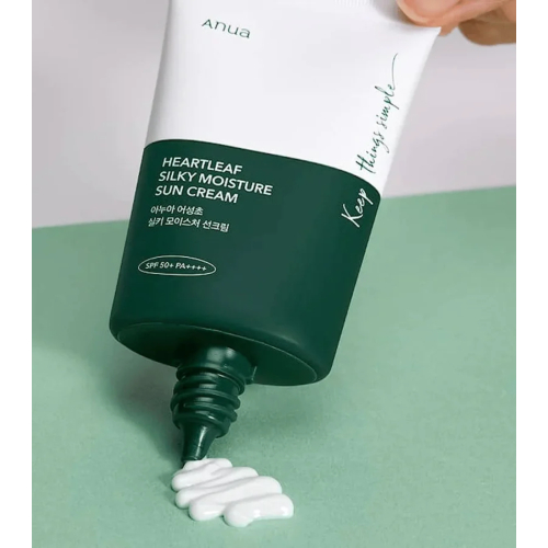 Anua - Facial sunscreen Heartleaf Silky Moisture SPF50+ PA++++