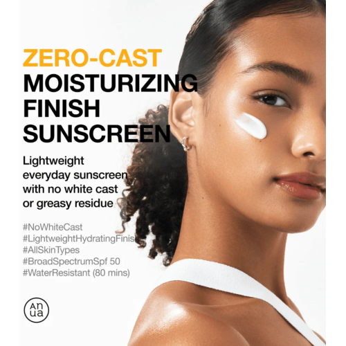 Anua - Facial sunscreen Zero-cast SPF50+ PA++++