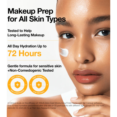 Anua - Facial sunscreen Zero-cast SPF50+ PA++++
