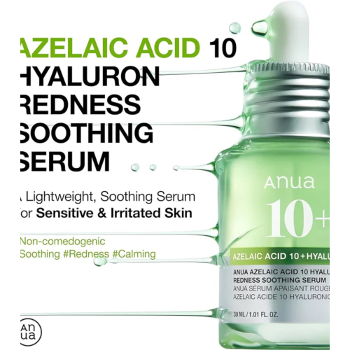Anua - Anti-acne serum with 10+ azelaic acid and hyaluronic acid